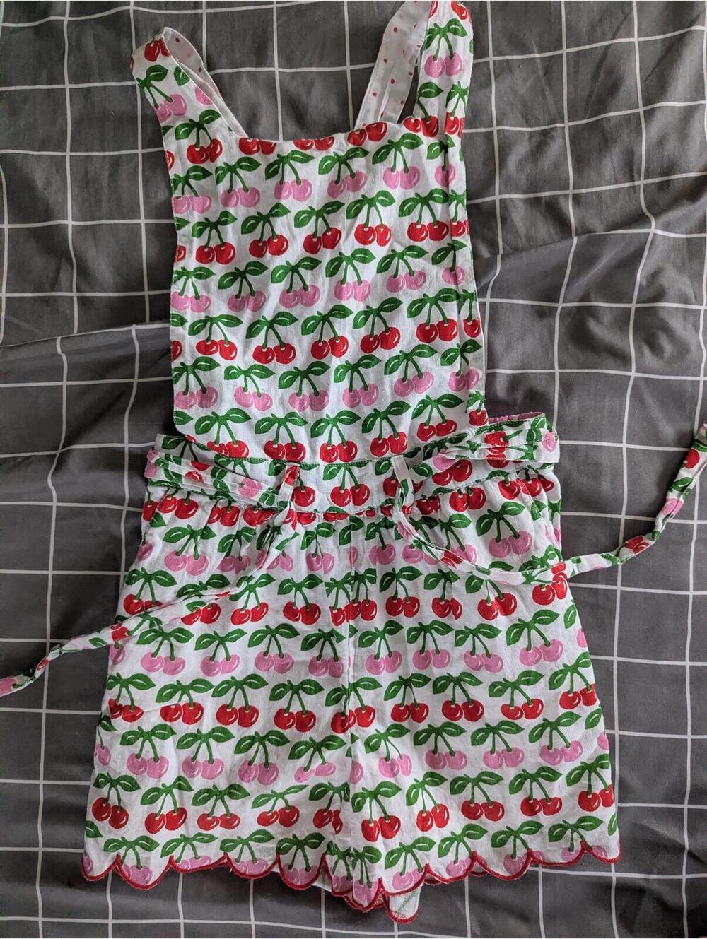 Boden Cherries short romper